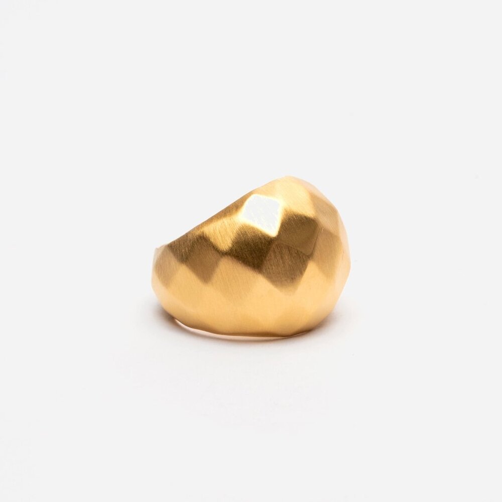 Frances Valentine Manhattan Dome Ring Gold